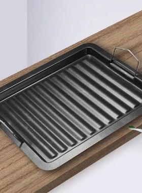 BBQ Grill Plate Pan Grill Pan Cooking Cast Iron Pizza Plate