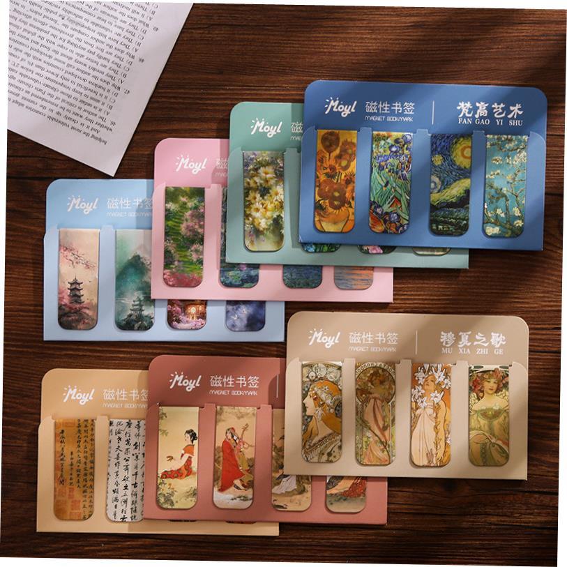 chinese souvenir gift magnetic bookmark set中国风磁性书签套