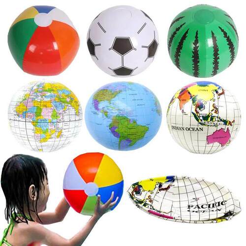 6 Styles Kids Inflatable Water Games Beach Ball Swimming Poo
