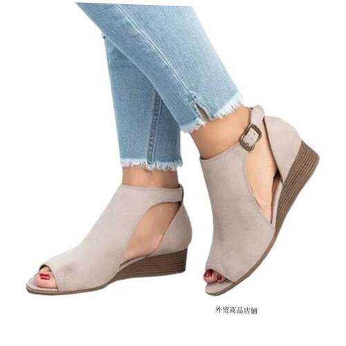 roman women wedge sandals big size 43 shoes 女大尺码凉鞋43码