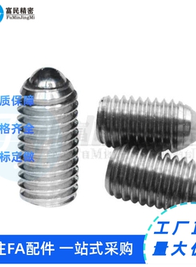 ZAF03-M3/M4/M5/M6/M8/M10/M12/M16 ZAF04定位珠 无防松 不锈钢型