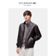 ELLASSAY歌力思男装 新款 棉羊皮革立领真皮皮衣EME371X00200