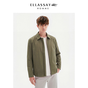 ELLASSAY歌力思男装26年新款极简时尚利落感夹克EME371W03400