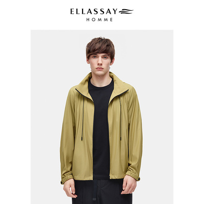 ELLASSAY歌力思男装26春款户外机能透气连帽外套EME371W03000