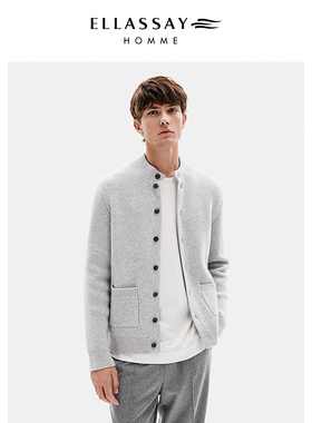 ELLASSAY歌力思男装秋冬款柔软舒适吸湿针织毛衣EME354M01700