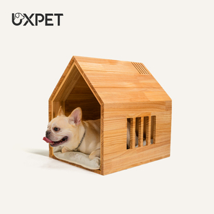通用泰迪小型犬狗房子猫窝 uxpet优小派宠物木屋狗屋室内狗窝四季