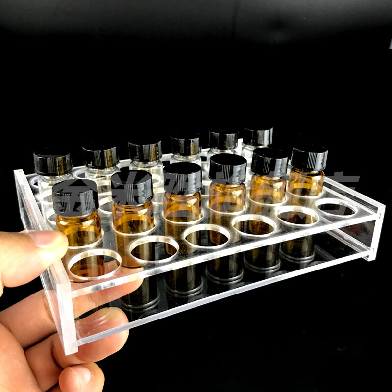 有机玻璃样品瓶架玻璃瓶架30孔50孔小瓶子架西林瓶架2l50孔(孔径1