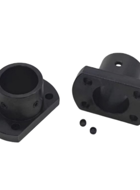 双切边法兰导向轴支座STHCB8 10 12 15 16 20 2530钢制光轴固定座