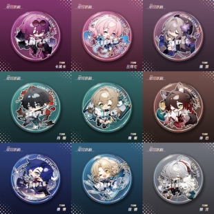 星穹铁道丹恒黑塔希儿彦卿银狼停云桑博青雀卡芙卡双闪吧唧徽章