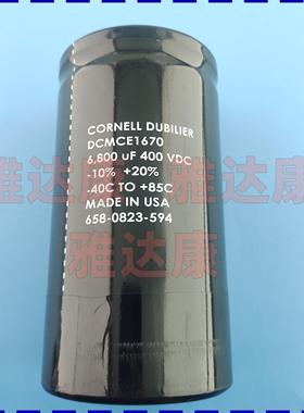 CORNELL 400vdc 6800uf 电解电容器 yadacon 400vdc 6800uF 现发