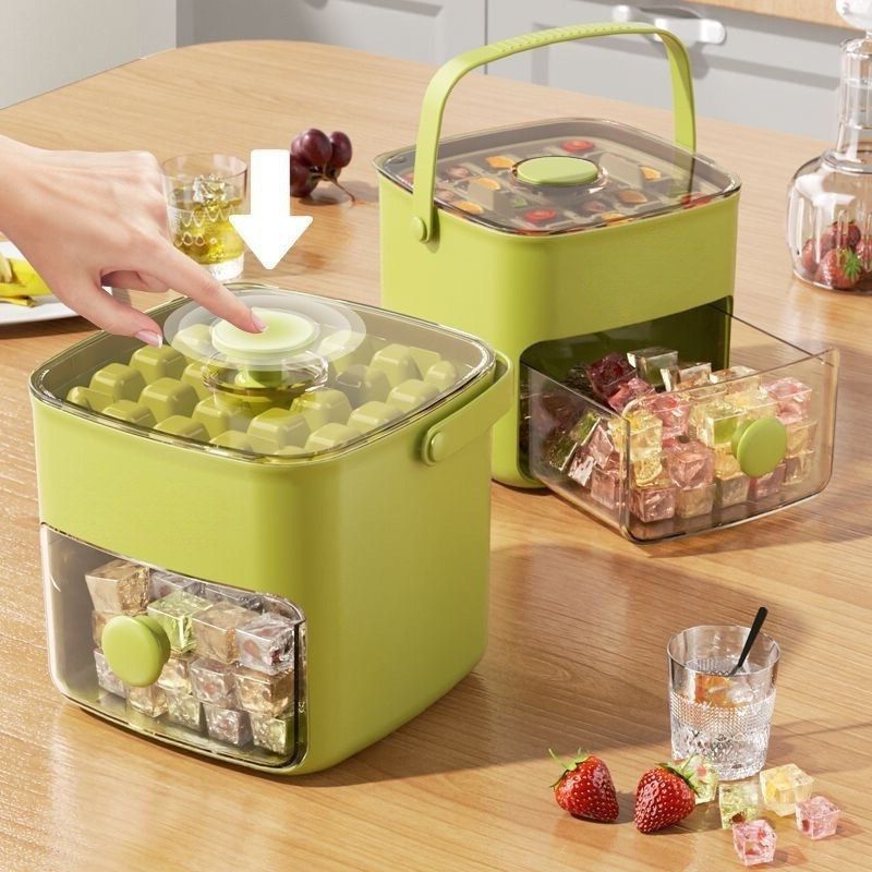 家用神器模具储存冰箱食品级盒冻冰块包邮制冰按压大容量储冰冰格