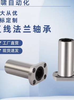 LHFCF/LHFCMF5 8 10 12 16 20 25 30 40 50直线轴承椭圆法兰钢保