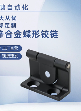 锌合金L型铰链HFS61-35 隐藏型HIGR合页钣金箱柜L型直角合页铰链