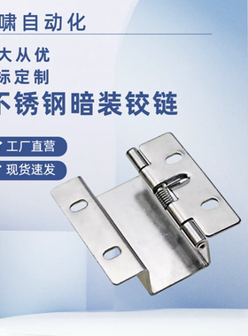 304不锈钢蝶形铰链HFL06-60 工字型暗装型铰链合页 E-LHFL06-60