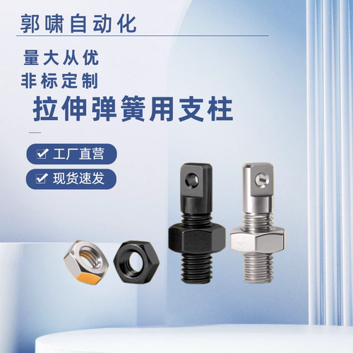拉伸弹簧用支柱FFD11/01两平面SAIPO3/4/5/6/8-15/20/25/30/35/40