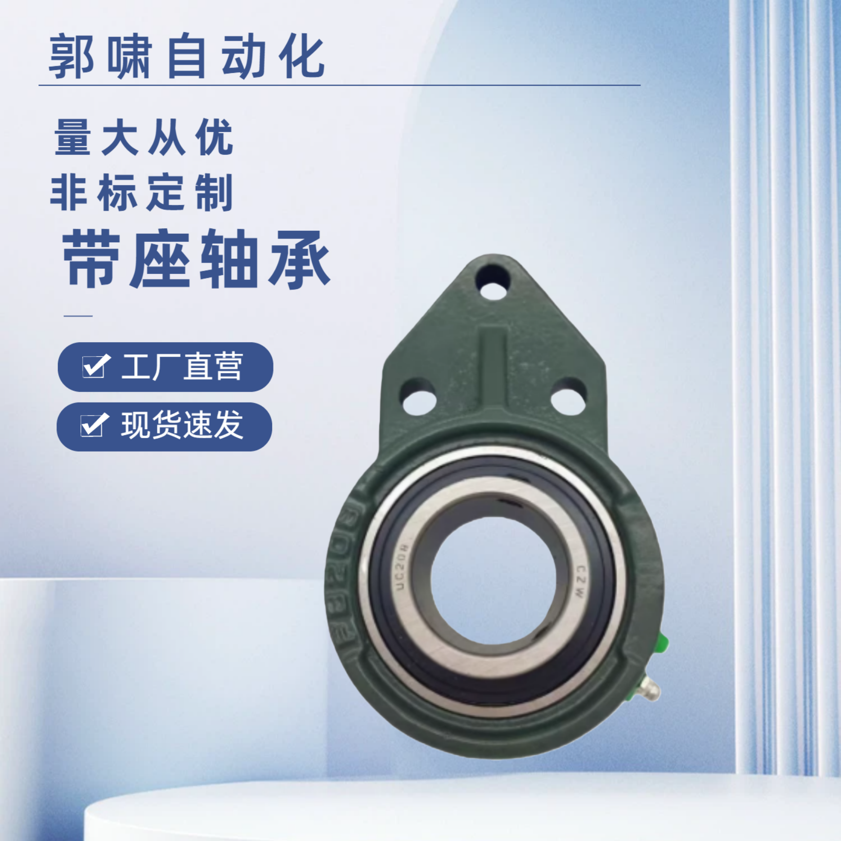 E-BDB06-201 204 205 206 207 208 209 210带悬挂式座外球面轴承