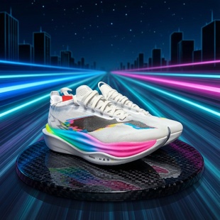 飞电6E儿童跑步鞋男大童透气减震回弹学生专业竞速田径运动跑鞋