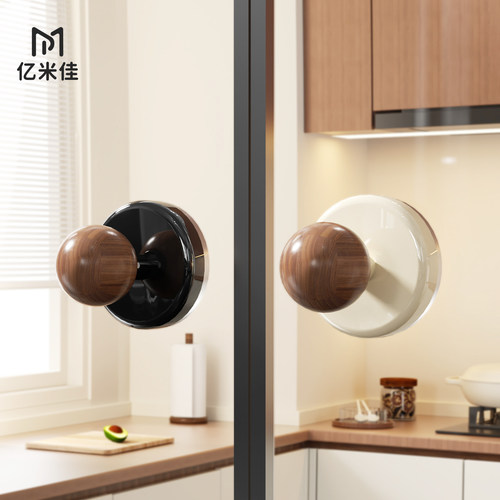 吸盘玻璃门把手免打孔窗户推拉门厨房冰箱橱柜抽屉拉手开柜门神器