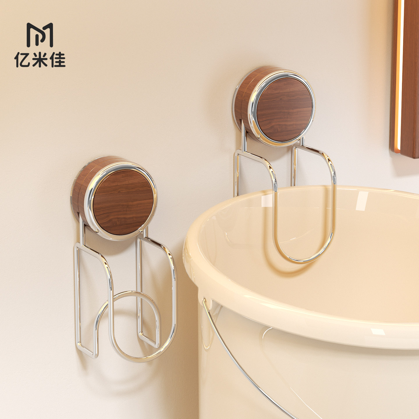 吸盘水桶收纳架卫生间免打孔脸盆挂架厕所墙上壁挂水桶架挂盆神器,家庭/个人清洁工具,浴室角架/置物架,淘宝优惠券,粉丝福利购,淘宝优惠卷