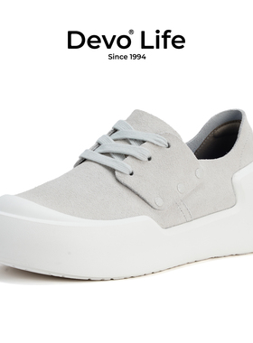 Devo Life的沃勃肯鞋女软木鞋包跟厚底时尚休闲平底单鞋 24092W