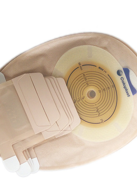 康乐保15541胜舒一件式透明开口造口袋直肠大便人工肛门造瘘粪袋