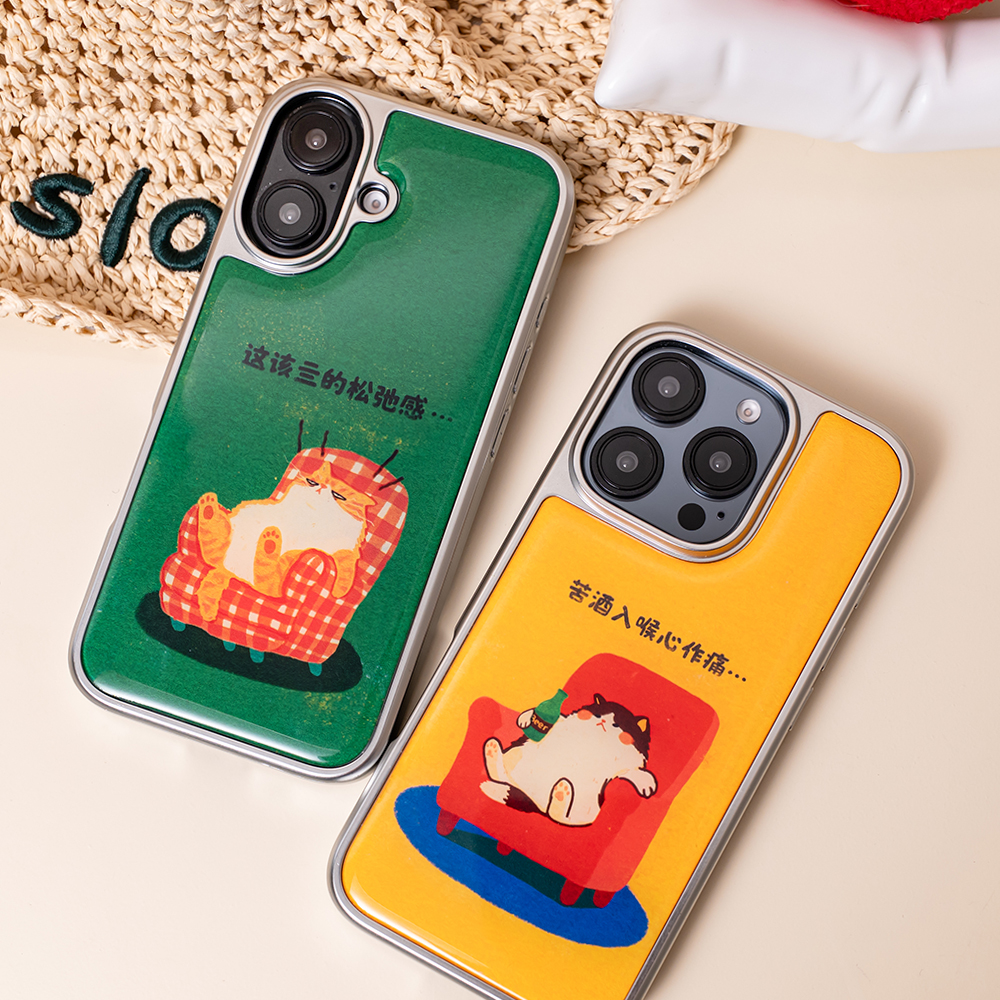 原创iphone手机壳滴胶系列