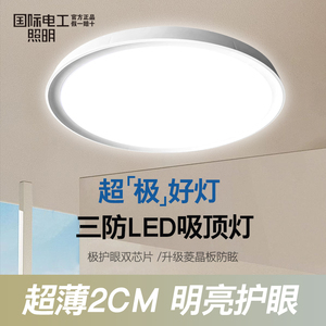 国际电工led吸顶灯家用超薄顶灯