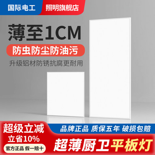 国际电工集成吊顶卫生间灯平板灯
