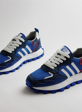 厚底青年阿甘鞋夏季网面潮流潮牌男鞋欧洲站透气系带运动老爹鞋男