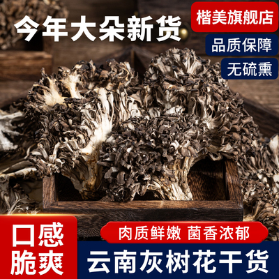 庆元土特产灰树花叶片煲汤炒菜