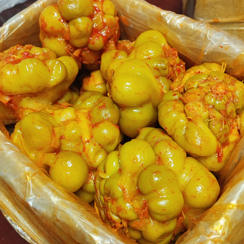 涪陵特产头全形整颗榨菜整箱香辣四川特产咸菜疙瘩球下饭菜头