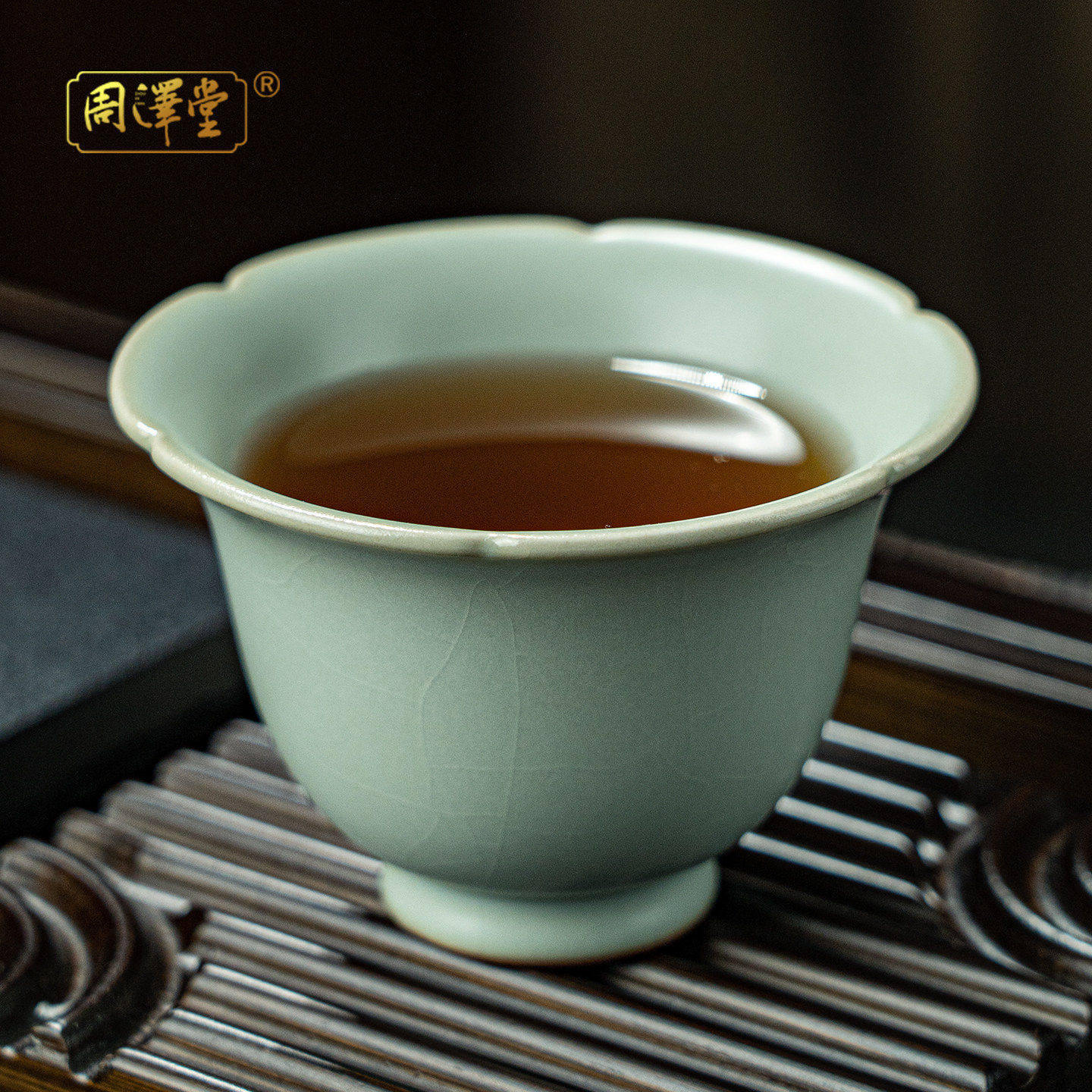 汝窑功夫茶主人杯茶碗手工复古景德镇陶瓷茶盏单杯开片可养礼盒装,餐饮具,茶杯,淘宝优惠券,粉丝福利购,淘宝优惠卷