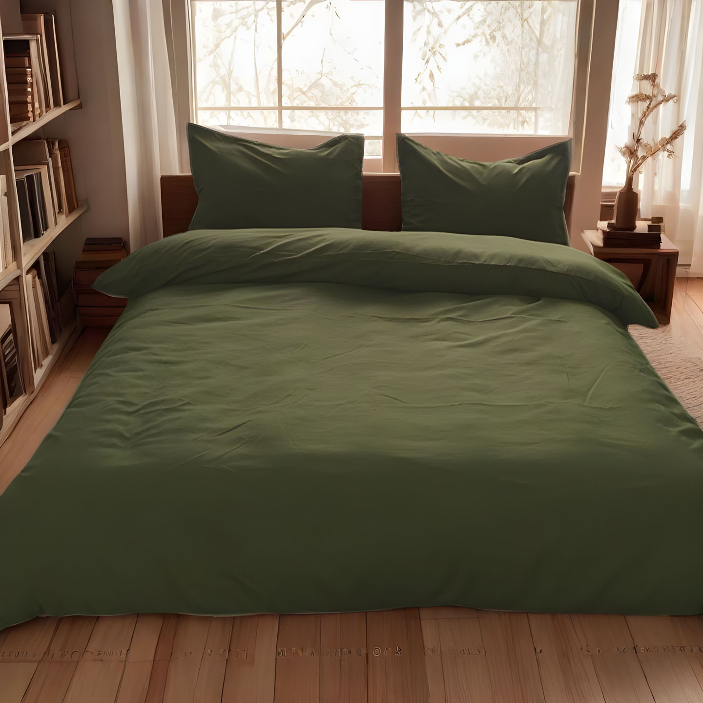 小清新四件套水洗棉复古