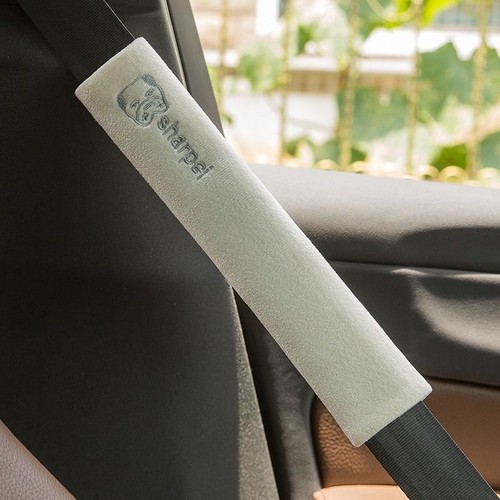 汽车安全带护肩套防勒脖保险护肩套男女四季车内装饰品多尺寸毛绒