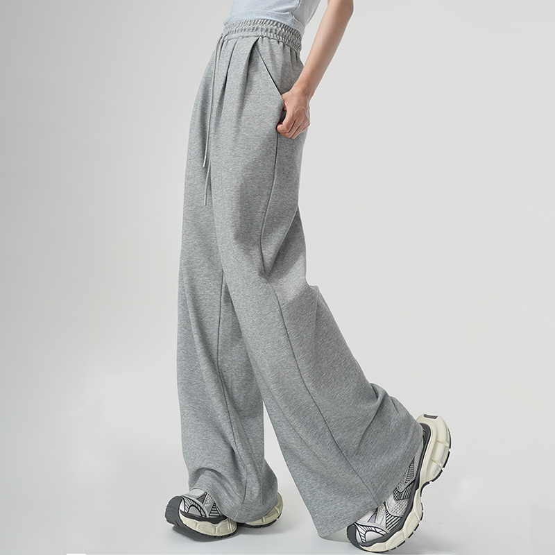 松紧腰百搭LOU&ZING加长休闲裤