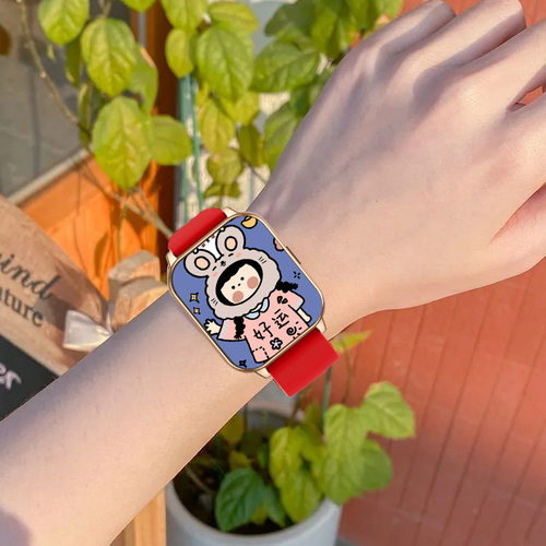 华强北watchPro女神智能运动手表连接蓝牙多功能通话运动健康腕表