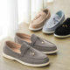 皮鞋 豆豆鞋 男士 英伦乐福鞋 夏季 子休闲单鞋 帆船鞋 一脚蹬懒人鞋 法式