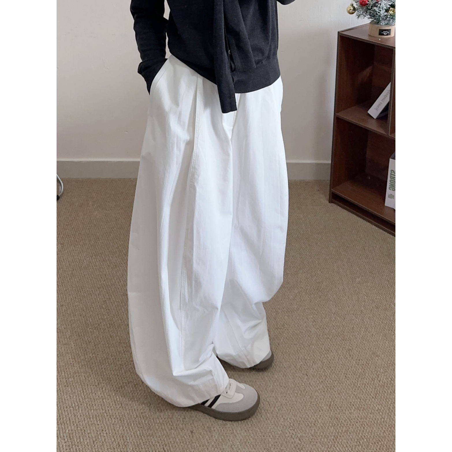 挺括有型立体廓形阔腿裤杨桃裤