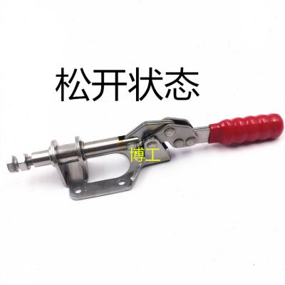 工装夹具拉伸快速夹钳不锈钢 302F检具夹具S测试架压夹手夹_虎窝淘