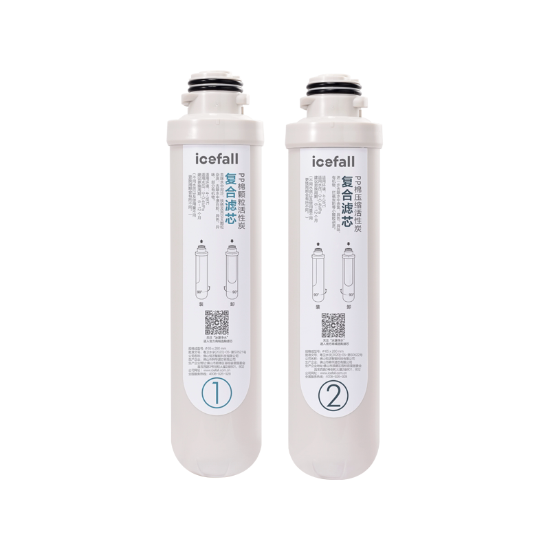 冰瀑(icefall)冰瀑yr100-a小确幸净水机复合活性炭复合精滤前两