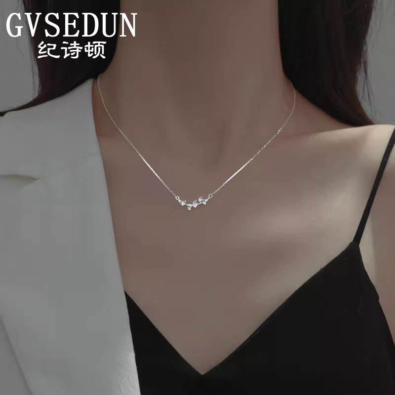 【纪诗顿正品】项链女小众锁骨链