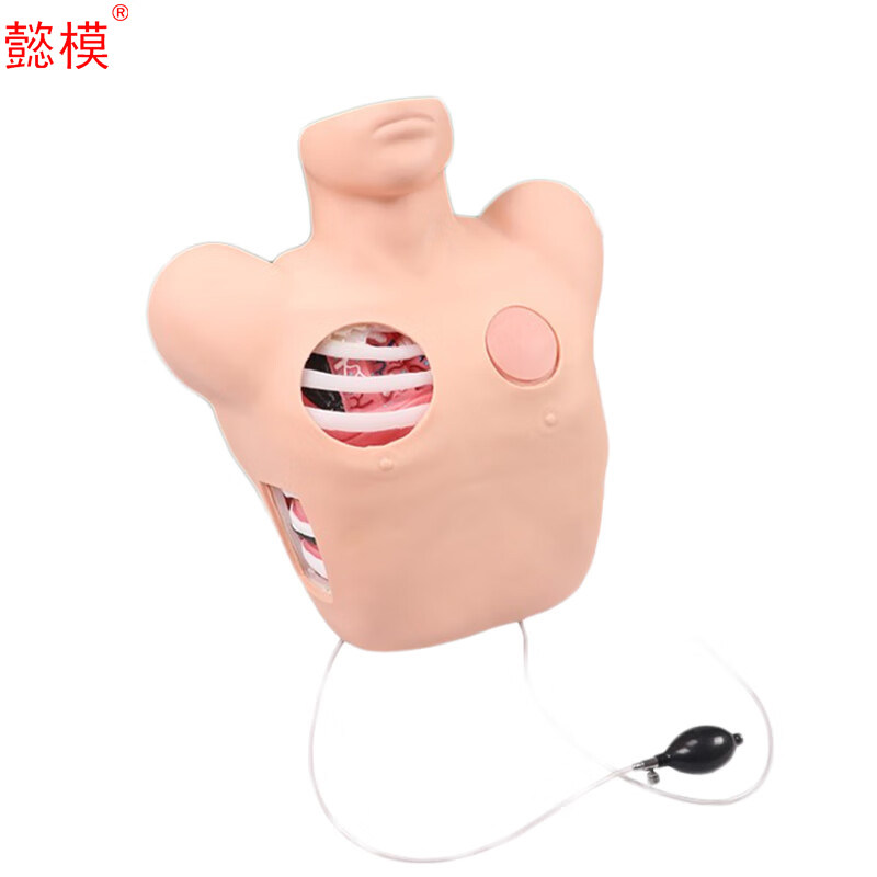 懿模 L67胸腔穿刺模拟训练模块张力性气(血)胸呼吸维持技术胸腔穿刺和胸腔闭式引流训练
