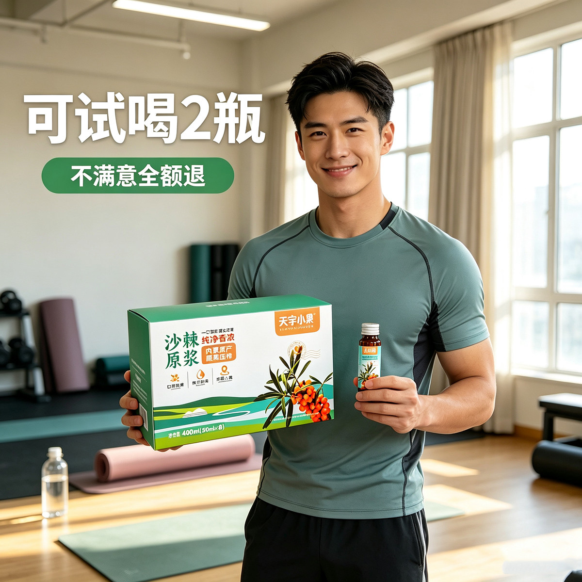 内蒙小果沙棘原浆蒙草沙棘果浆汁