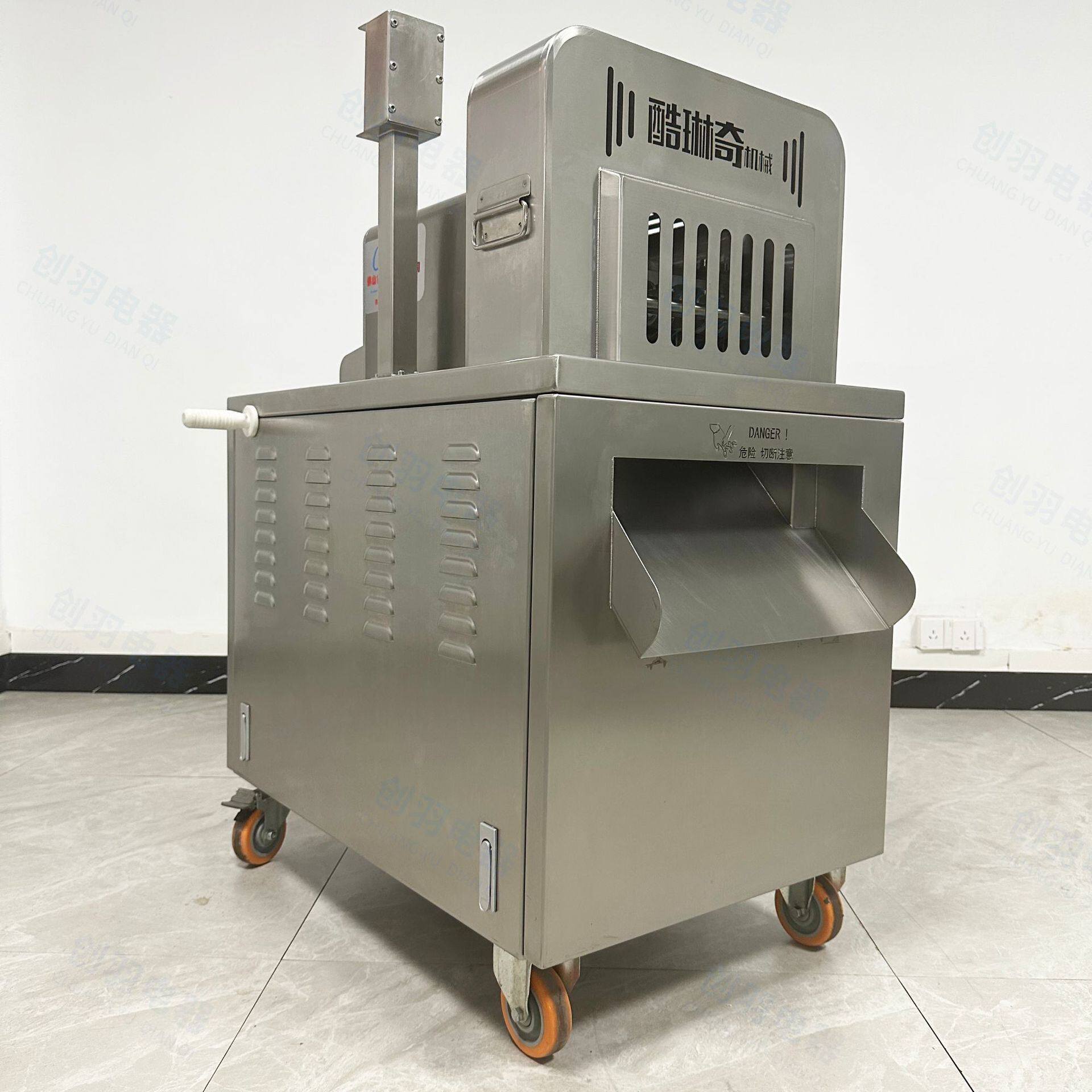 家禽冻肉切块机 肉丁机 肉类牛肉猪肉冻肉切丁机 冷冻牛肉剁块机