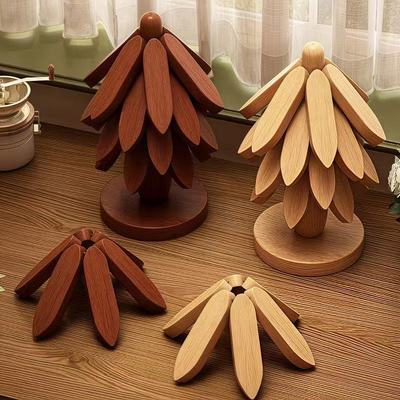 实木一棵树隔热垫餐桌垫