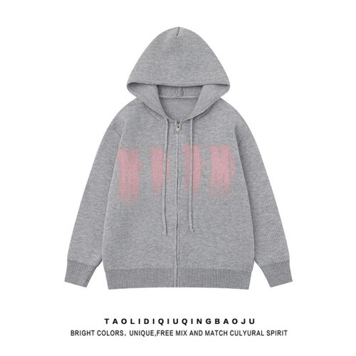 TIKOU美式复古涂鸦连帽针