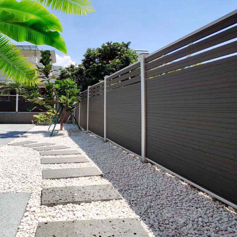 极速户外塑木h围栏地板栅栏护栏别墅庭院花园露台室外防腐木塑设