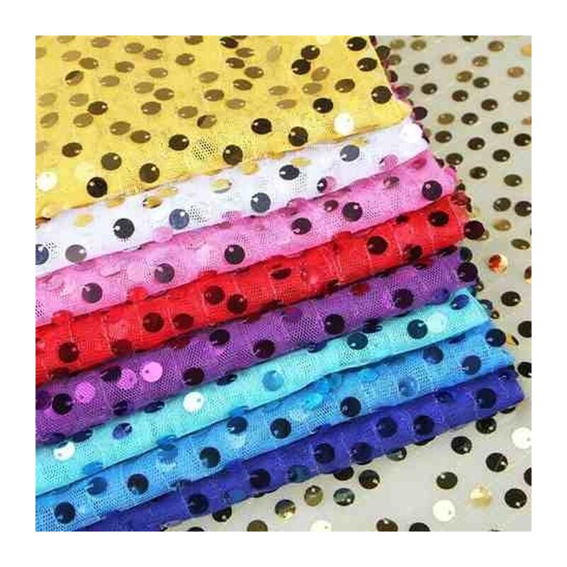 极速婚庆亮片背景纱n幔签到台亮片桌布9mm金色珠片布料窗帘闪片面