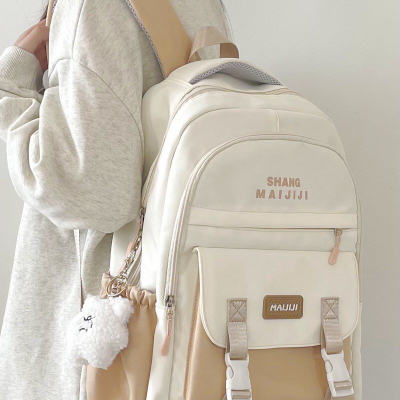 极速晴空初d一书包小众大容量结实耐用大学生揹包初中女生高中生