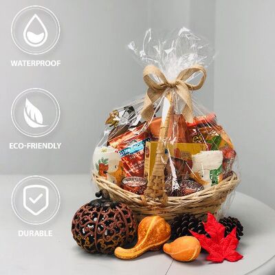 极速1 Roll Cellophane Wrapping Paper 40x3000Ocm Clear Wrappi
